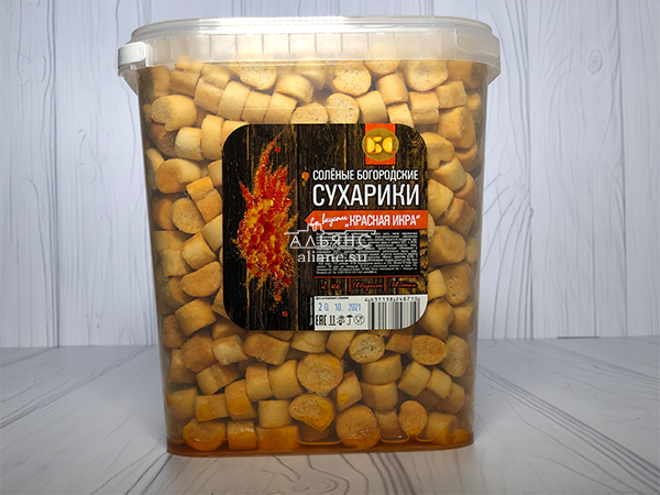Сухарики с красной икрой в Новокузнецке