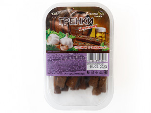 Японские снеки и крекеры: Сурские гренки Чеснок с зеленью (100 гр)