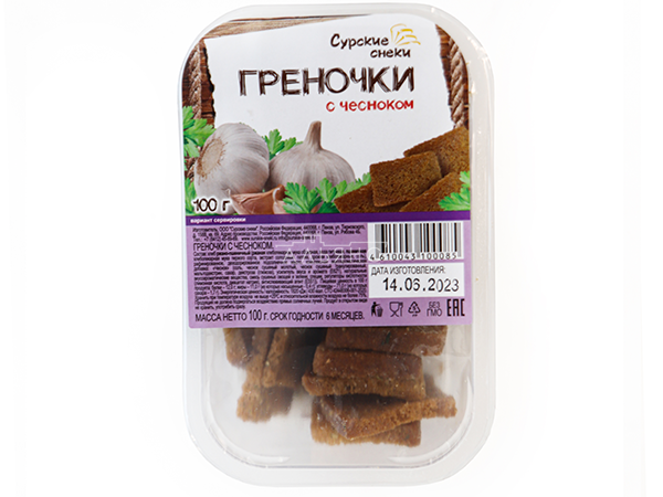 Сурские гренки с Чесноком (100 гр) в Новокузнецке