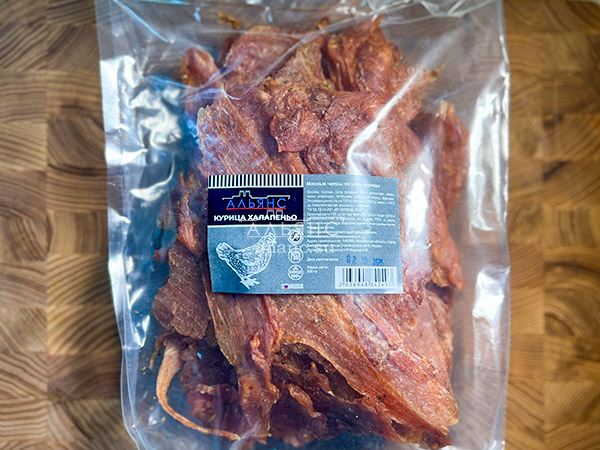 Мясо (АЛЬЯНС) вяленое курица 500гр "С халапеньо" в Новокузнецке