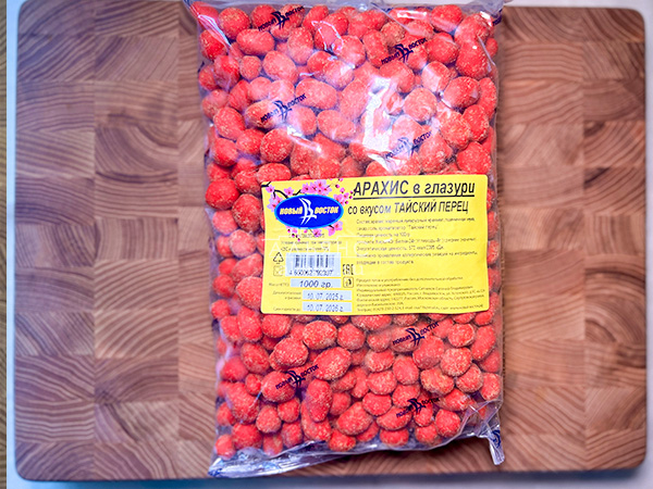 Арахис в глазури со вкусом тайский перец в Новокузнецке
