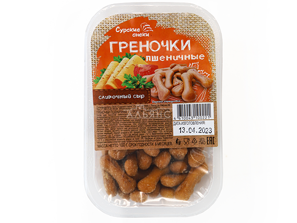 Сурские (ПШЕНИЧНЫЕ) Сливочный сыр (100 гр) в Новокузнецке