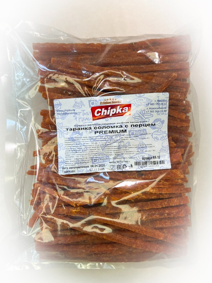 Таранка с перцем (соломка) (Chipka ПРЕМИУМ) в Новокузнецке