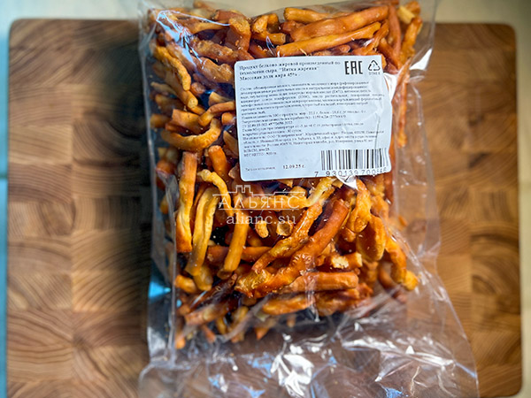 Нитка ЖАРЕНАЯ  Oktobersnack1 кг (сырный продукт) в Новокузнецке