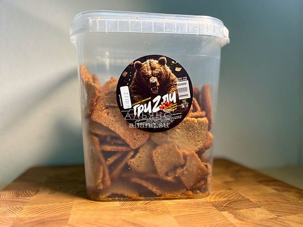 Ведро Ржаные гренки со вкусом Крылышки Барбекю (1 кг) в Новокузнецке