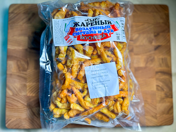 Жареный сыр "ВКУСНЯШКА" со вкусом сметаны и лука (500 гр) в Новокузнецке