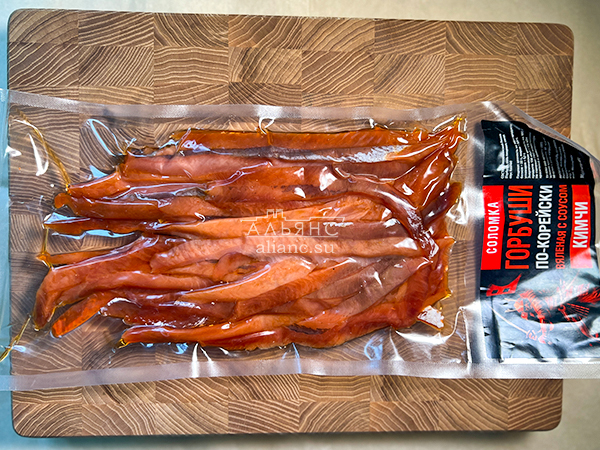 Горбуша соломка по-корейски в Новокузнецке