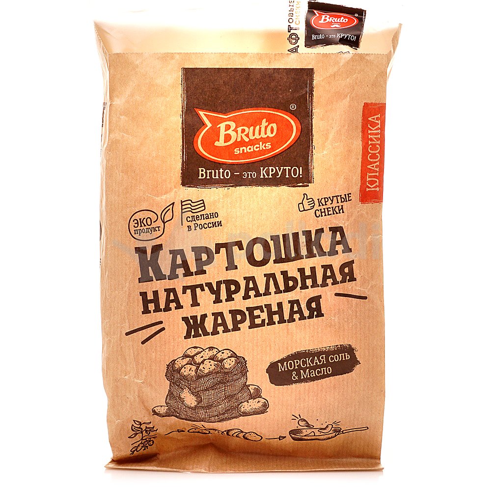 Картофель «Бруто» с солью 70 гр. в Новокузнецке